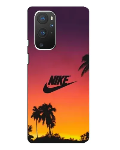 Чехол для OnePlus 9 Pro с картинкой «Nike на закате солнца»