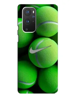 Чехол для OnePlus 9 Pro с картинкой «Теннисные мячи Найк»