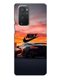 Чехол для OnePlus 9 Pro с картинкой «Nike и суперкар»