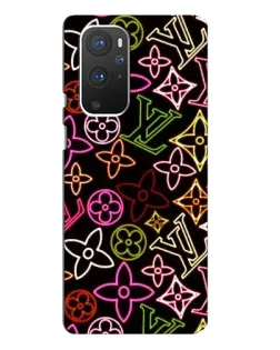 Чехол для OnePlus 9 Pro с картинкой «Неоновый микс Nike» Чехол для OnePlus 9 Pro с картинкой «Неоновый микс Nike»