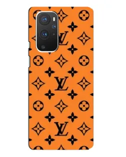 Чехол для OnePlus 9 Pro с картинкой «Оранжевый стиль LV»