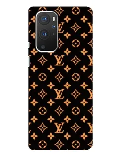 Чехол для OnePlus 9 Pro с картинкой «Золотая монограмма LV»