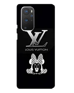 Чехол для OnePlus 9 Pro с картинкой «LV и Минни Маус»