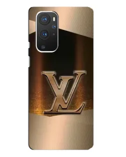 Чехол для OnePlus 9 Pro с картинкой «LV — золотое сияние»