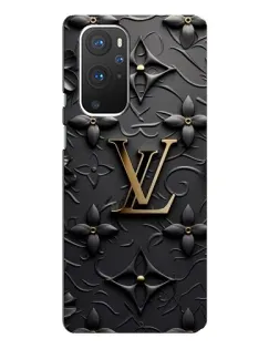 Чехол для OnePlus 9 Pro с картинкой «Кожаная текстура LV»