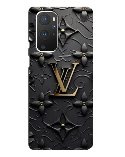 Чехол для OnePlus 9 Pro с картинкой «Кожаная текстура LV»