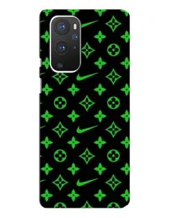 Чехол для OnePlus 9 Pro с картинкой «Неоновый принт LV»