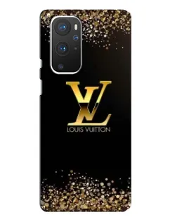 Чехол для OnePlus 9 Pro с картинкой «LV — золотые искры»
