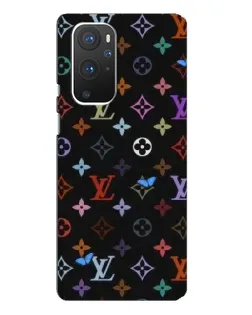 Чехол для OnePlus 9 Pro с картинкой «Цветная монограмма LV»