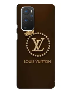 Чехол для OnePlus 9 Pro с картинкой «LV — золотая печать»