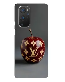 Чехол для OnePlus 9 Pro с картинкой «Красное яблоко LV»