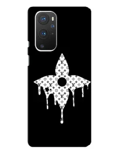 Чехол для OnePlus 9 Pro с картинкой «Цветочная монограмма»
