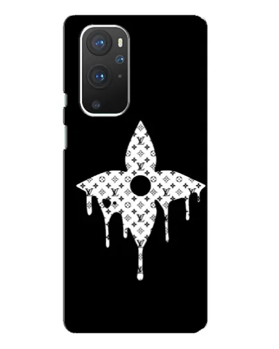 Чехол для OnePlus 9 Pro с картинкой «Цветочная монограмма»