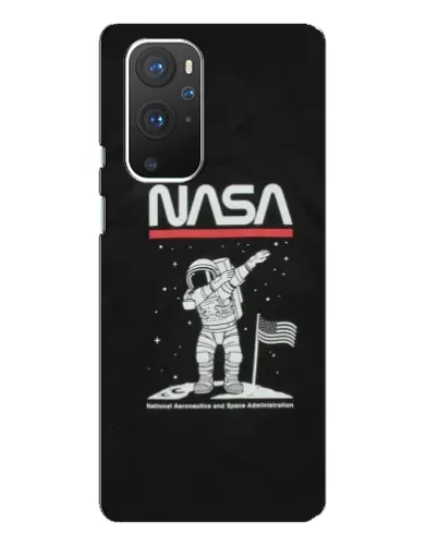 Чехол для OnePlus 9 Pro с картинкой «NASA — шагаем по Луне»