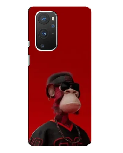 Чехол для OnePlus 9 Pro с картинкой «Bored Ape в красном»