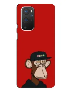 Чехол для OnePlus 9 Pro с картинкой «Bored Ape — красный фон» Чехол для OnePlus 9 Pro с картинкой «Bored Ape — красный фон»