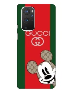 Чохол для OnePlus 9 Pro з картинкою «Gucci — смуги та Міккі»
