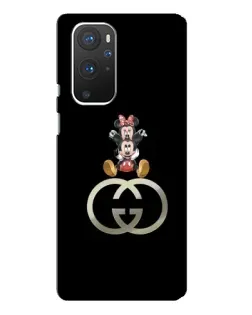 Чохол для OnePlus 9 Pro з картинкою «Мінні Маус на лого»