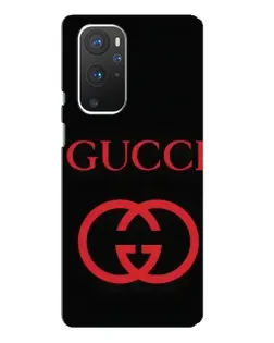 Чохол для OnePlus 9 Pro з картинкою «Gucci — червоний логотип»