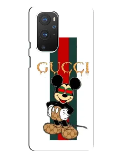 Чохол для OnePlus 9 Pro з картинкою «Міккі Маус Gucci — смуги» Чохол для OnePlus 9 Pro з картинкою «Міккі Маус Gucci — смуги»
