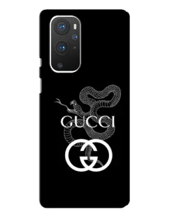 Чохол для OnePlus 9 Pro з картинкою «Gucci — срібна змія»