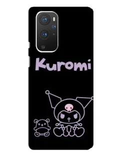 Чехол для OnePlus 9 Pro с картинкой «Kuromi — черный минимализм» Чехол для OnePlus 9 Pro с картинкой «Kuromi — черный минимализм»