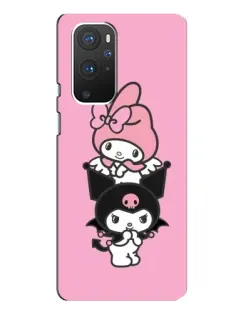 Чехол для OnePlus 9 Pro с картинкой «My Melody и Kuromi» Чехол для OnePlus 9 Pro с картинкой «My Melody и Kuromi»