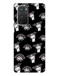 Чехол для OnePlus 9 Pro с картинкой «Черный паттерн Kuromi» Чехол для OnePlus 9 Pro с картинкой «Черный паттерн Kuromi»
