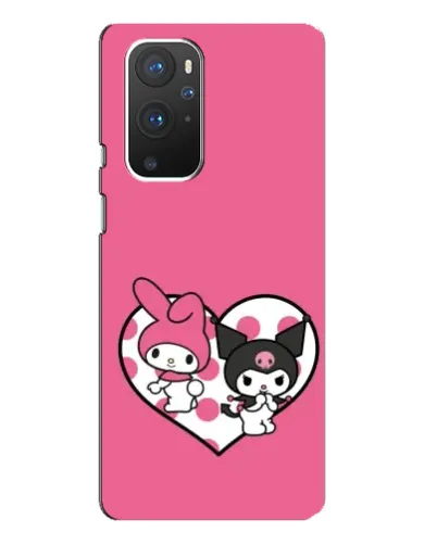 Чехол для OnePlus 9 Pro с картинкой «Kuromi и My Melody»