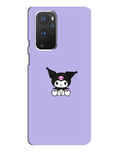 Чехол для OnePlus 9 Pro с картинкой «Kuromi — фиолетовый минимализм»
