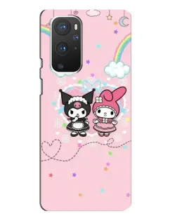 Чехол для OnePlus 9 Pro с картинкой «My Melody и Kuromi» Чехол для OnePlus 9 Pro с картинкой «My Melody и Kuromi»