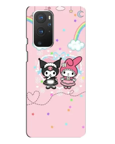 Чехол для OnePlus 9 Pro с картинкой «My Melody и Kuromi»