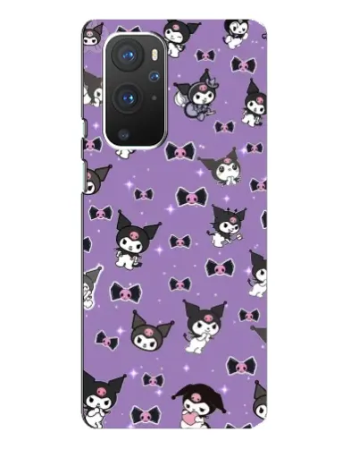 Чехол для OnePlus 9 Pro с картинкой «Kuromi — паттерн»