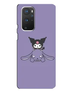Чехол для OnePlus 9 Pro с картинкой «Kuromi на лиловом фоне» Чехол для OnePlus 9 Pro с картинкой «Kuromi на лиловом фоне»