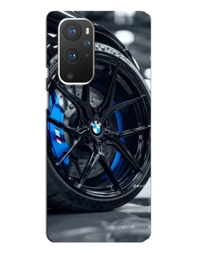 Чехол для OnePlus 9 Pro с картинкой «Колесо BMW вблизи»