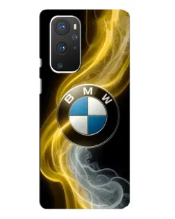 Чехол для OnePlus 9 Pro с картинкой «Золотистый дым BMW»