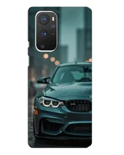 Чехол для OnePlus 9 Pro с картинкой «BMW в огнях города»