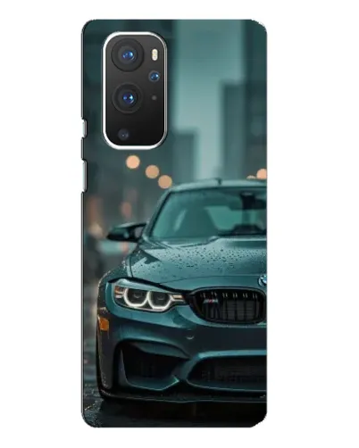 Чехол для OnePlus 9 Pro с картинкой «BMW в огнях города»