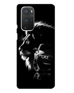 Чехол для OnePlus 9 Pro с картинкой «BMW и лев»
