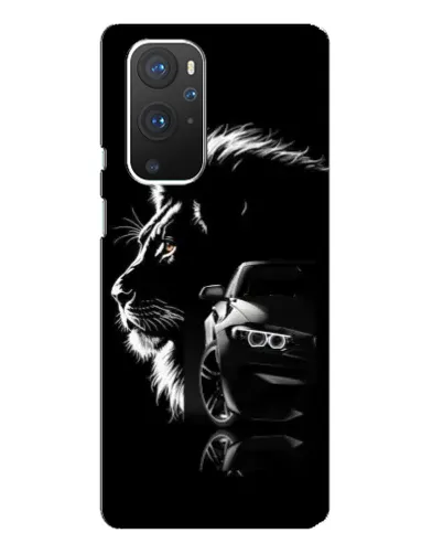 Чехол для OnePlus 9 Pro с картинкой «BMW и лев»
