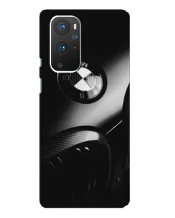 Чехол для OnePlus 9 Pro с картинкой «Эмблема BMW — макро»