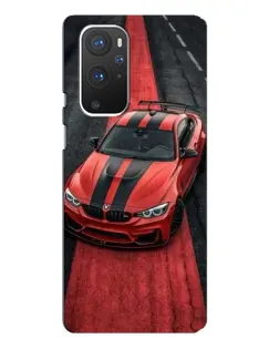 Чехол для OnePlus 9 Pro с картинкой «BMW на красной дорожке»
