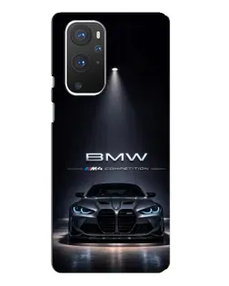Чохол для OnePlus 9 Pro з картинкою «BMW крізь нічне місто»
