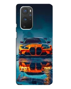 Чохол для OnePlus 9 Pro з картинкою «BMW — золота емблема»