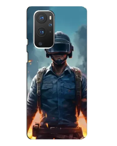 Чехол для OnePlus 9 Pro с картинкой «PUBG — реалистичный герой»