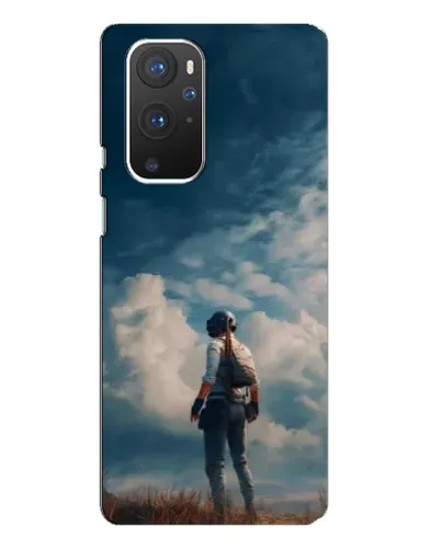 Чехол для OnePlus 9 Pro с картинкой «Герой PUBG на скале»