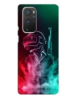 Чехол для OnePlus 9 Pro с картинкой «PUBG — огненный воин»