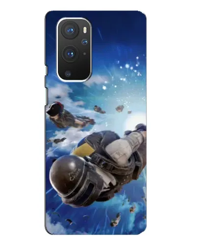 Чехол для OnePlus 9 Pro с картинкой «Десант PUBG — прыжок»