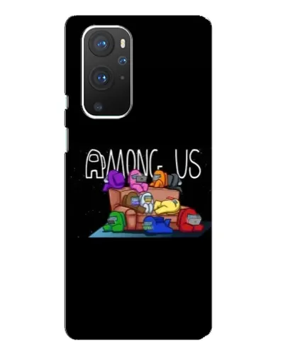 Чехол для OnePlus 9 Pro с картинкой «Логотип Among Us»