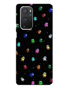 Чехол для OnePlus 9 Pro с картинкой «Экипаж Among Us» Чехол для OnePlus 9 Pro с картинкой «Экипаж Among Us»